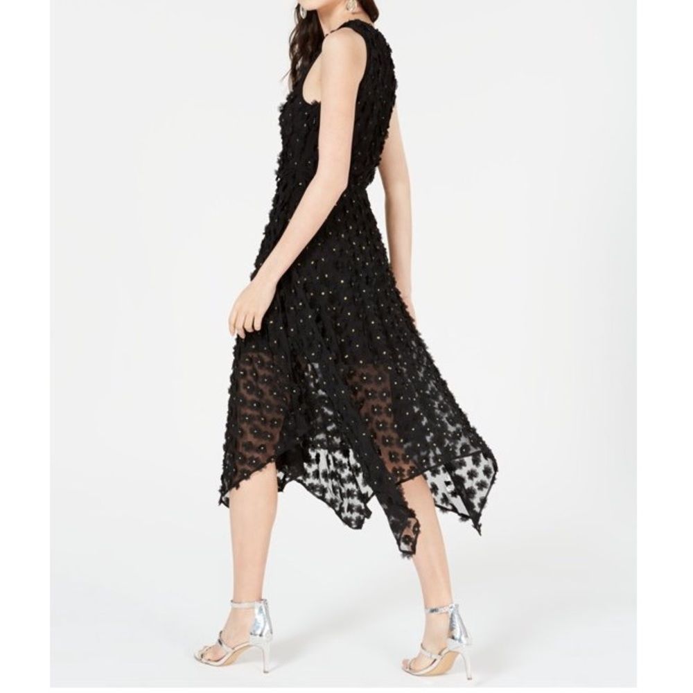 NWT Kensie Black Floral Applique Cocktail Dress SIZE 6